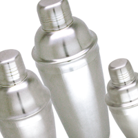 Three-Piece Brushed Cocktail Shakers