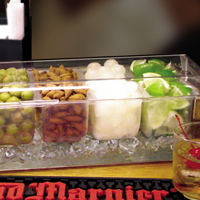 Ice Cooled Condiment Holders