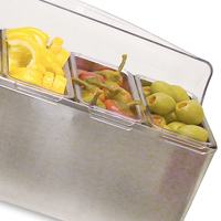 Stainless Steel Condiment Holders
