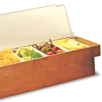 Wood Condiment Holders