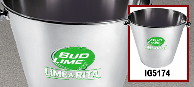 Custom Printed Ice Buckets & Champagne Stoppers