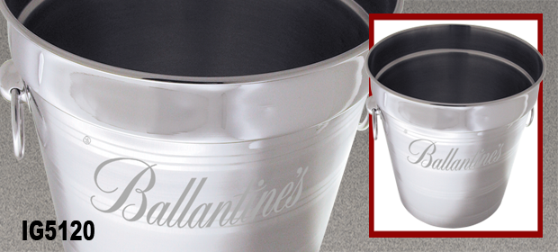 Custom Printed Ice Buckets & Champagne Stoppers